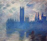 Famous Houses Paintings - Houses of Parliament Westminster